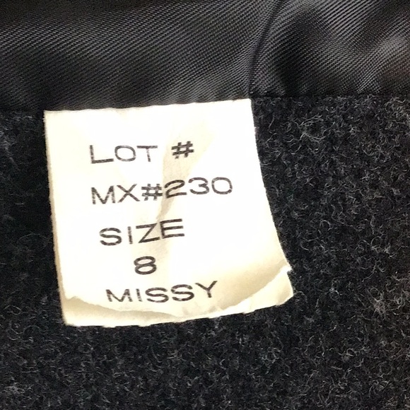 ♥️Stephanie Mathews 100% wool long coat size 8 missy used excellent condition, - Picture 4 of 8